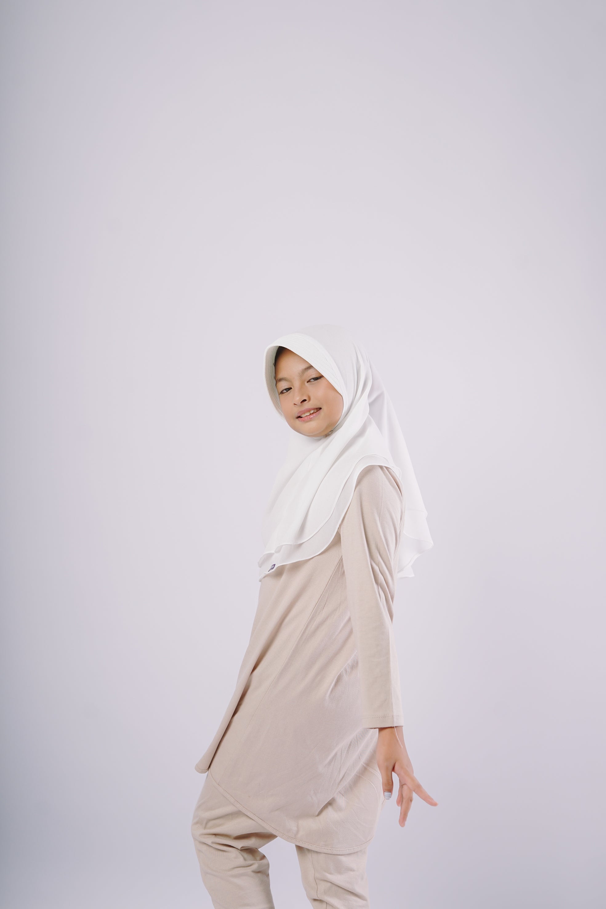 Elzatta Kids Tunik Knit Basic Anak - Mocca