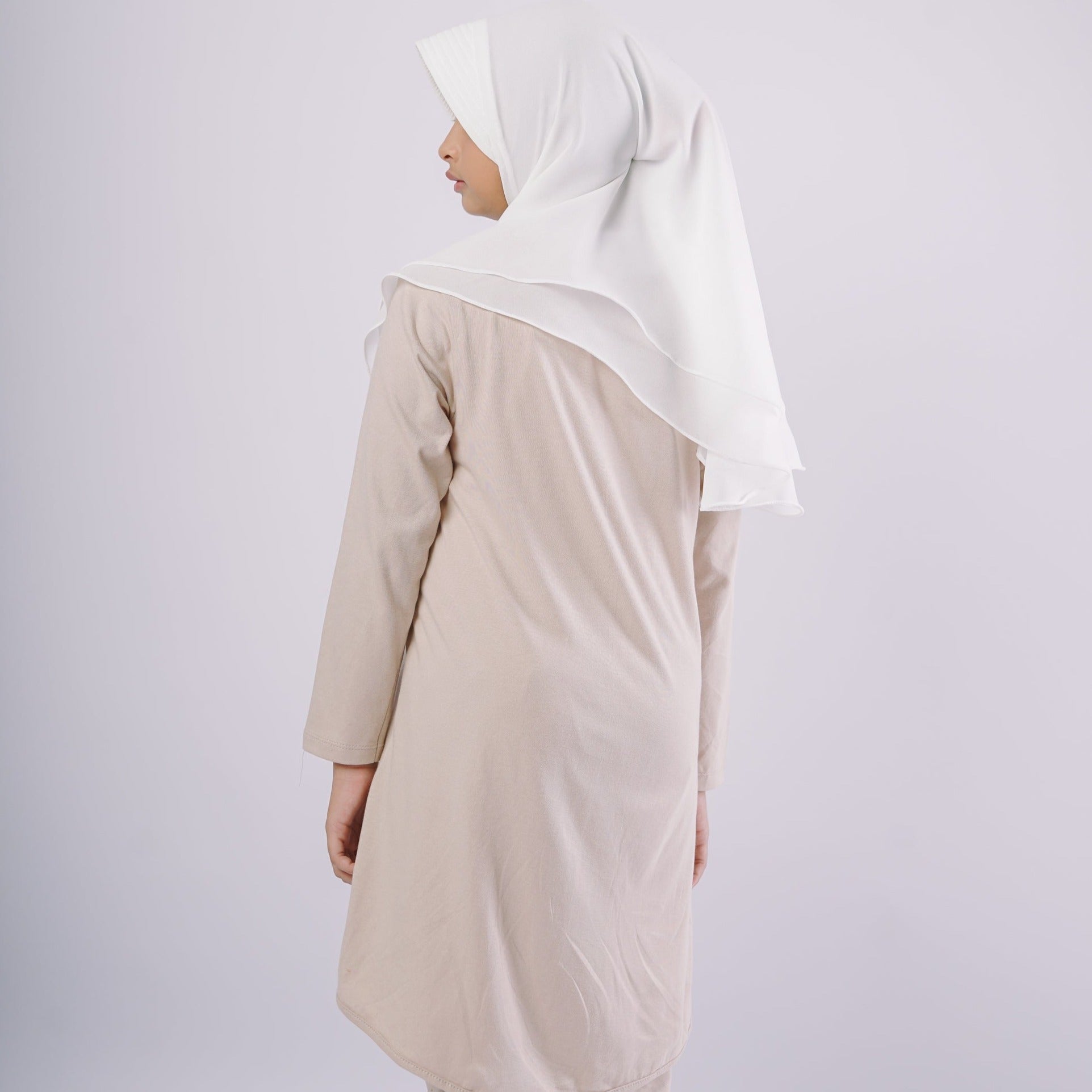 Elzatta Kids Tunik Knit Basic Anak - Mocca