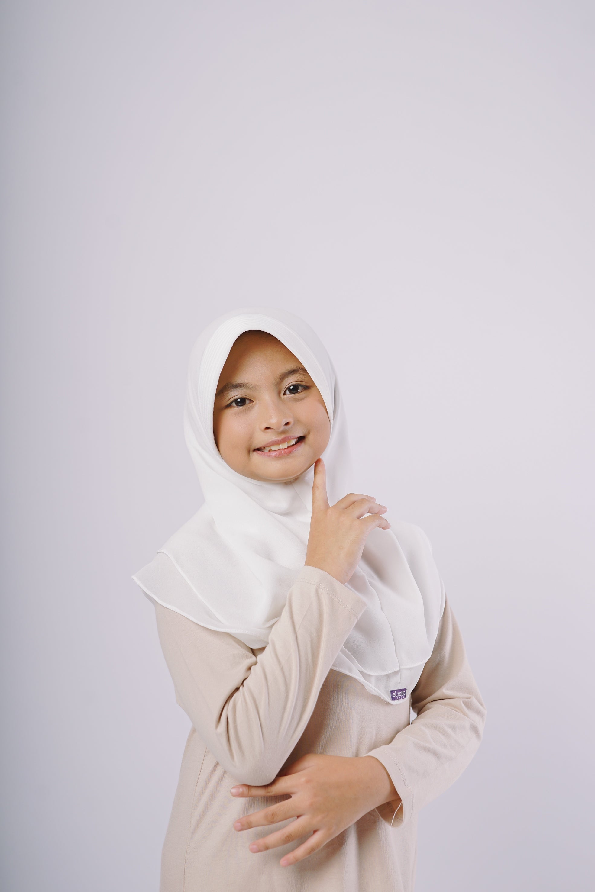 Elzatta Kids Tunik Knit Basic Anak - Mocca
