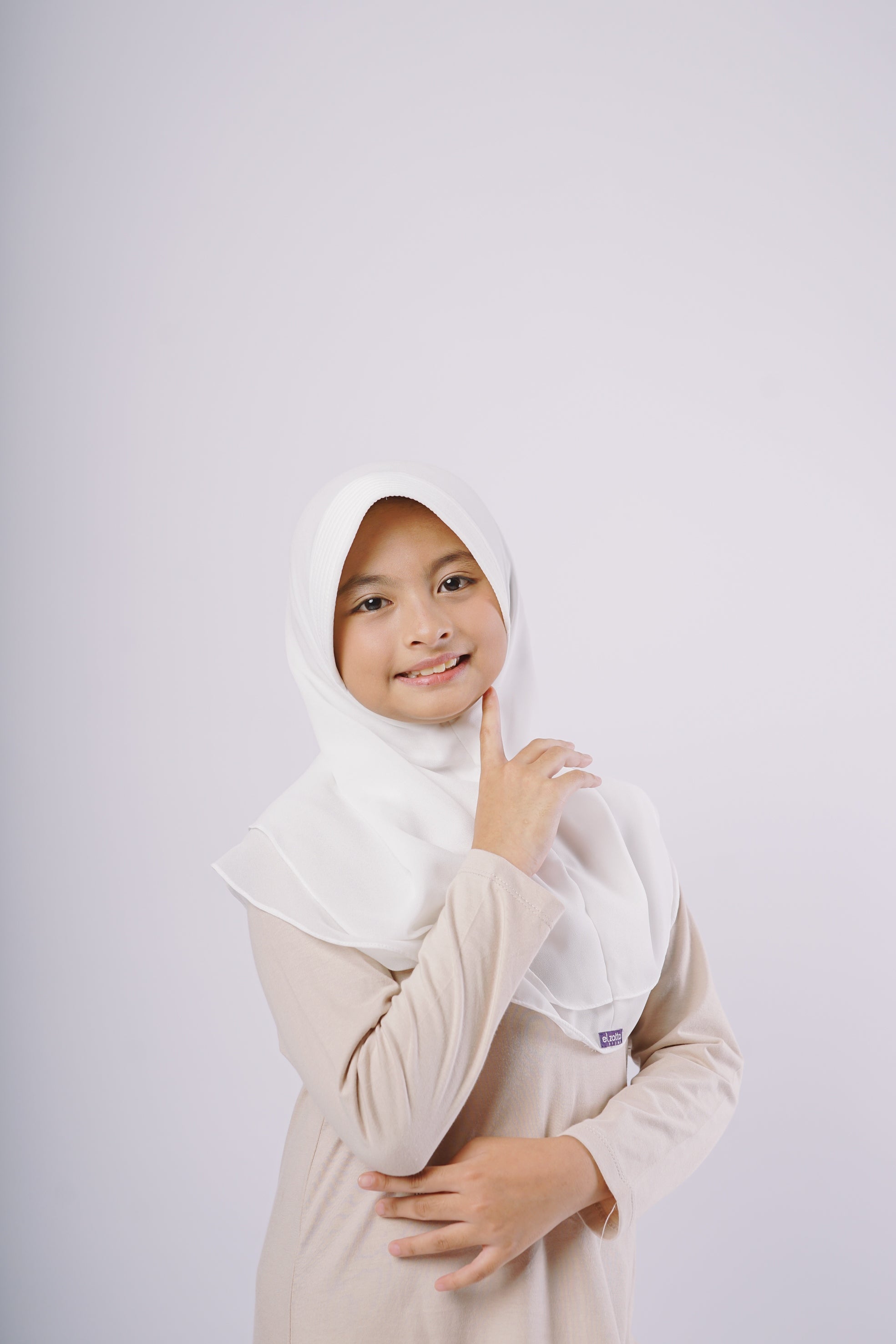 Elzatta Kids Tunik Knit Basic Anak - Mocca