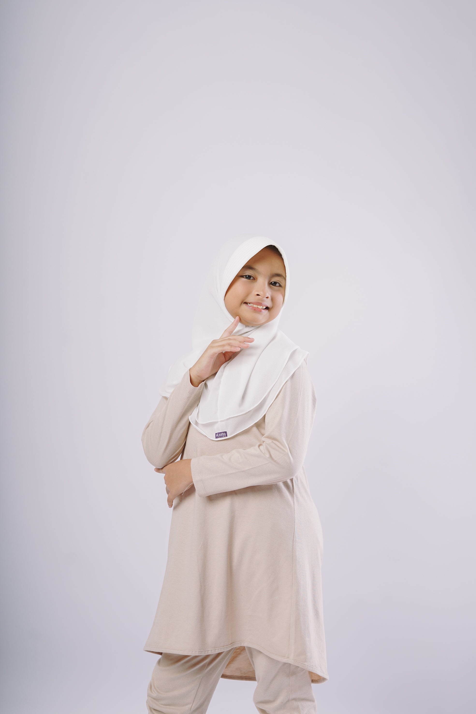 Elzatta Kids Tunik Knit Basic Anak - Mocca