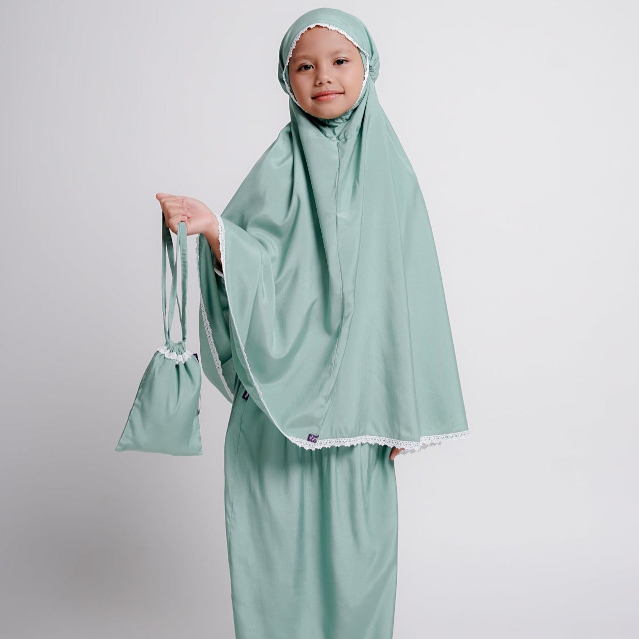 Elzatta Mukena Anak Reysha - Hijau