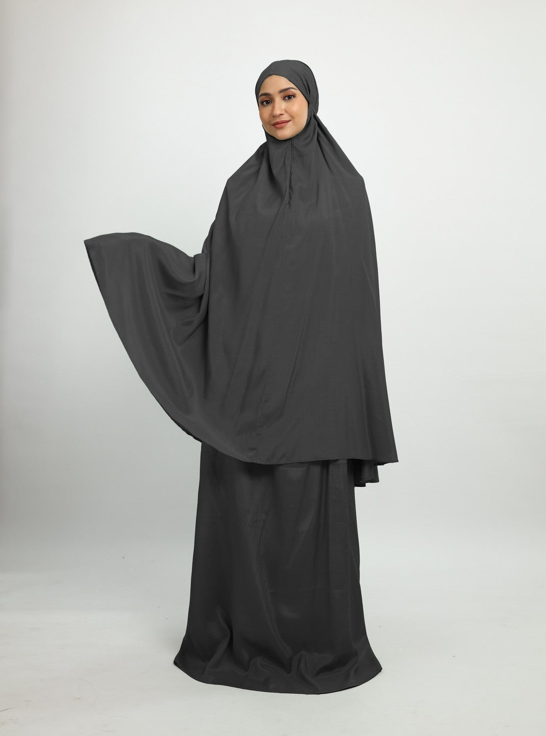 Elzatta Mukena S Rayon Silk - Hitam