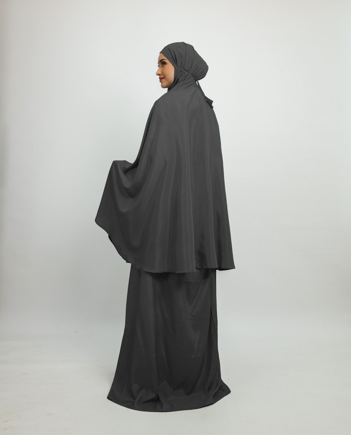 Elzatta Mukena S Rayon Silk - Hitam