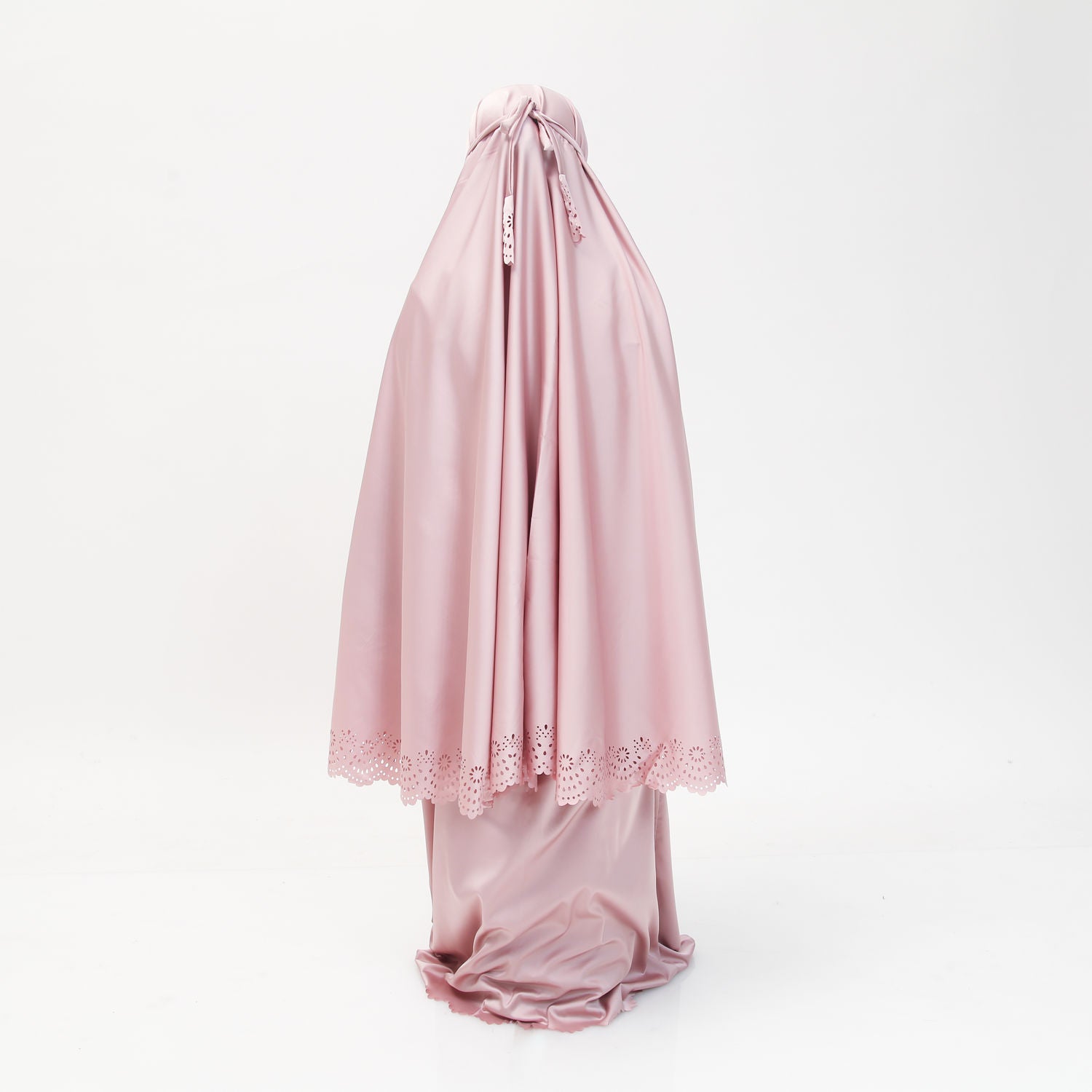 Elzatta Mukena Satin Anak - Pink