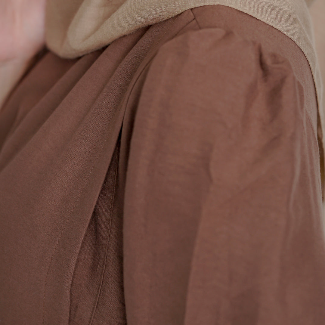 Elzatta Nursing Tunik Airflow - Tobaco Brown
