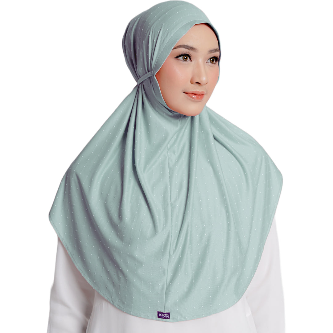 Elzatta Sabelya Polka - Hijau