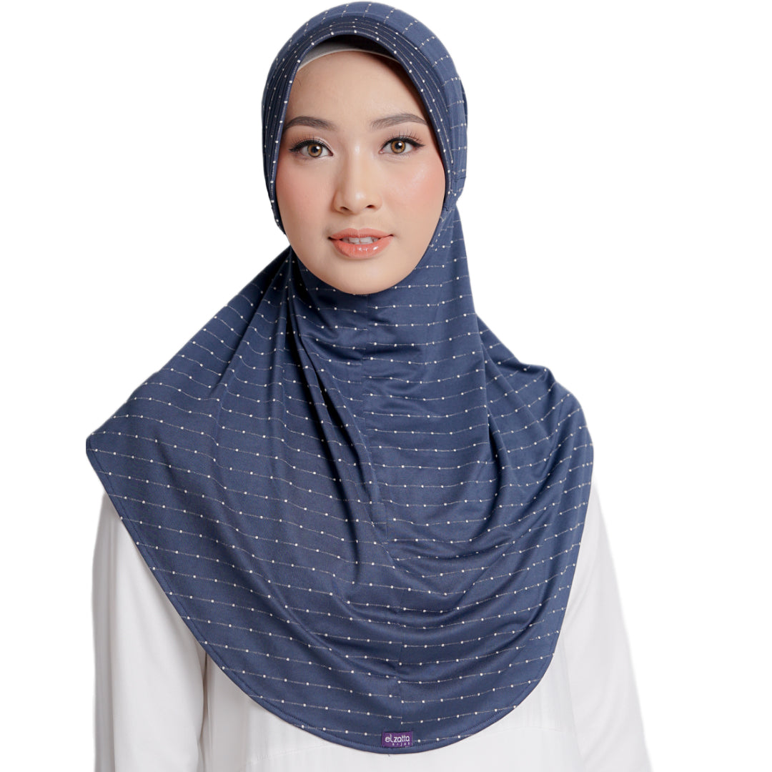 Elzatta Sahara Polka - Navy