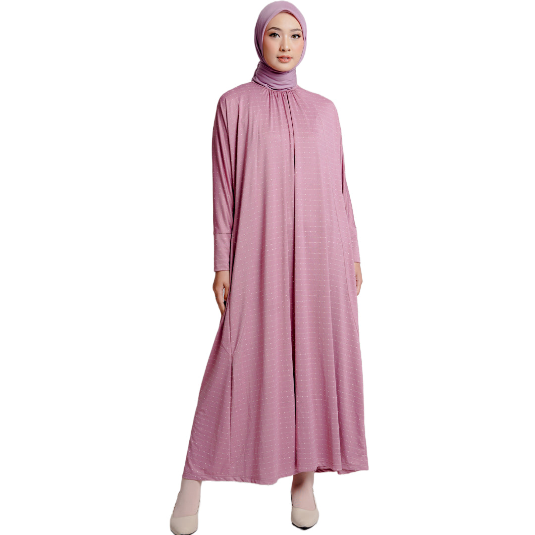 Elzatta Kaftan Polka - Dusty Purple