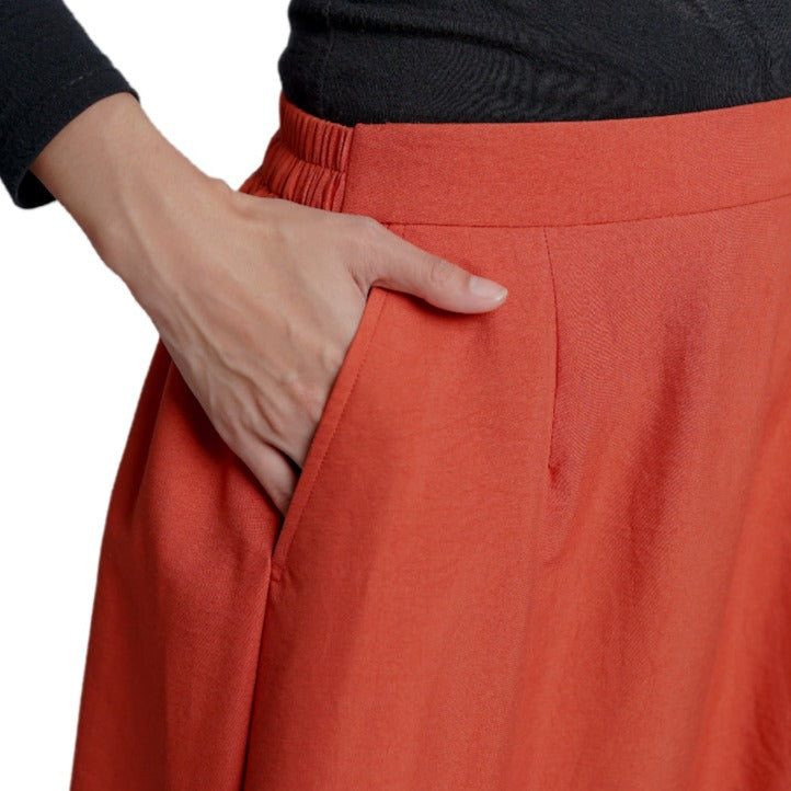 Elzatta Skirt Airflow - Teracotta