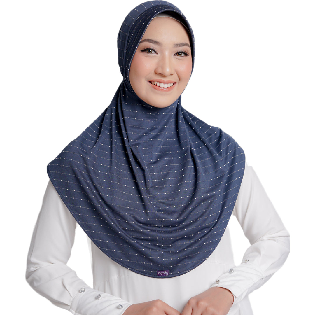 Elzatta Sahara Polka - Navy