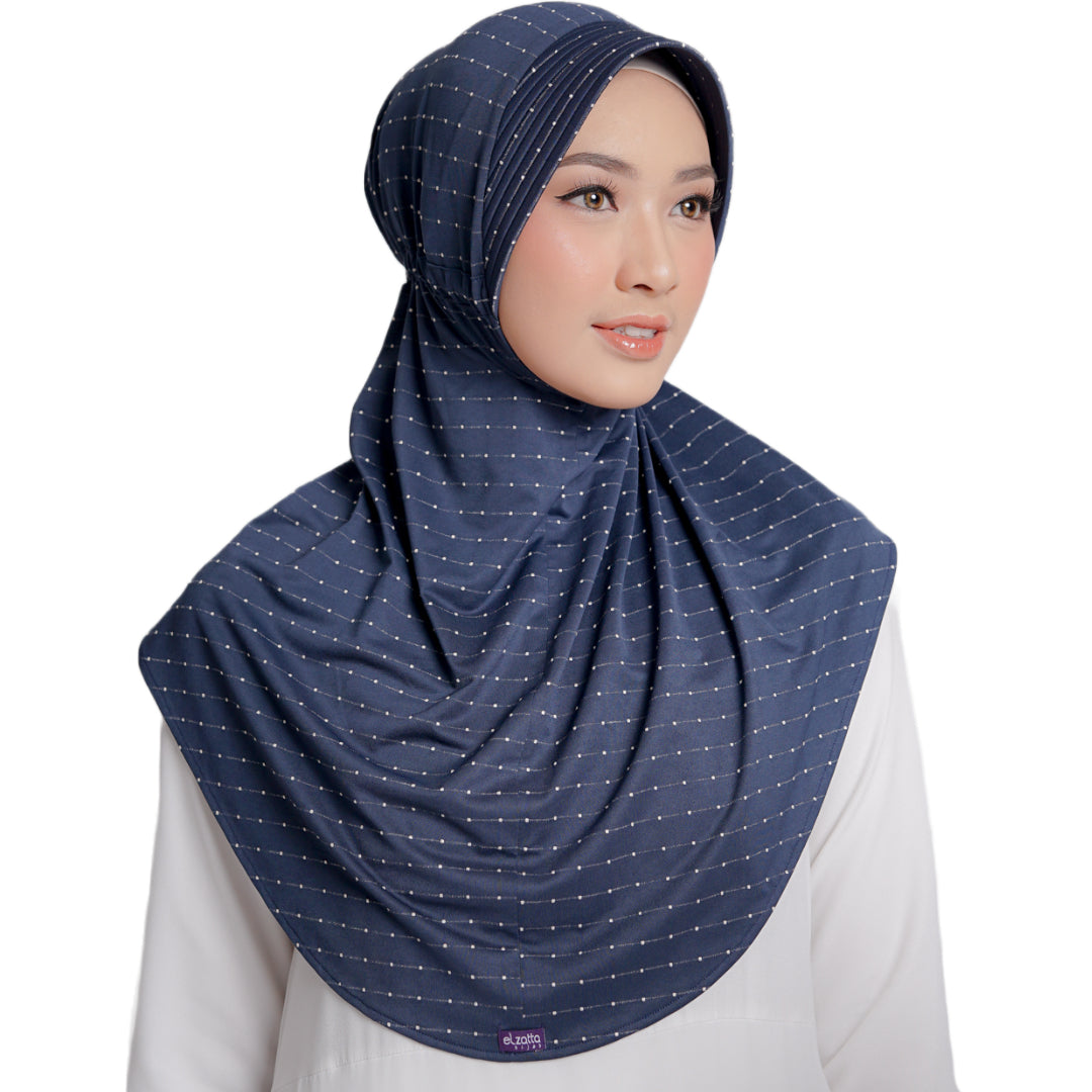 Elzatta Sahara Polka - Navy