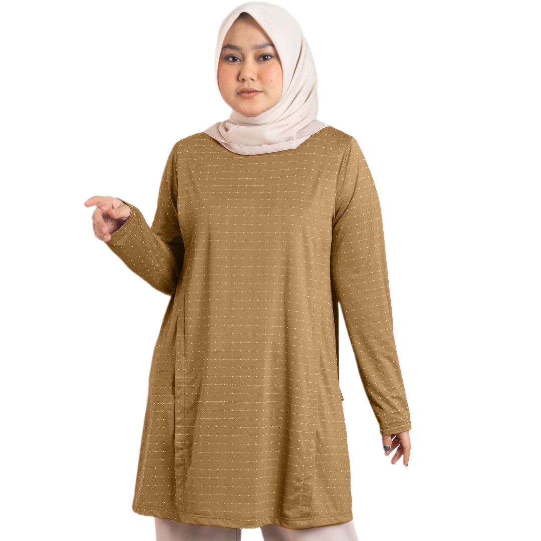 Elzatta Nursing Tunic Polka - Sage