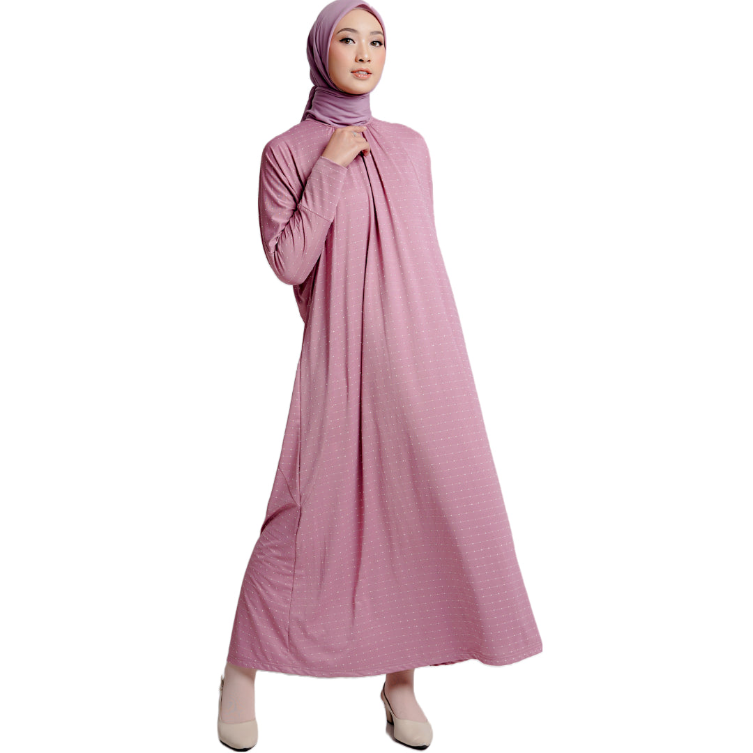Elzatta Kaftan Polka - Dusty Purple