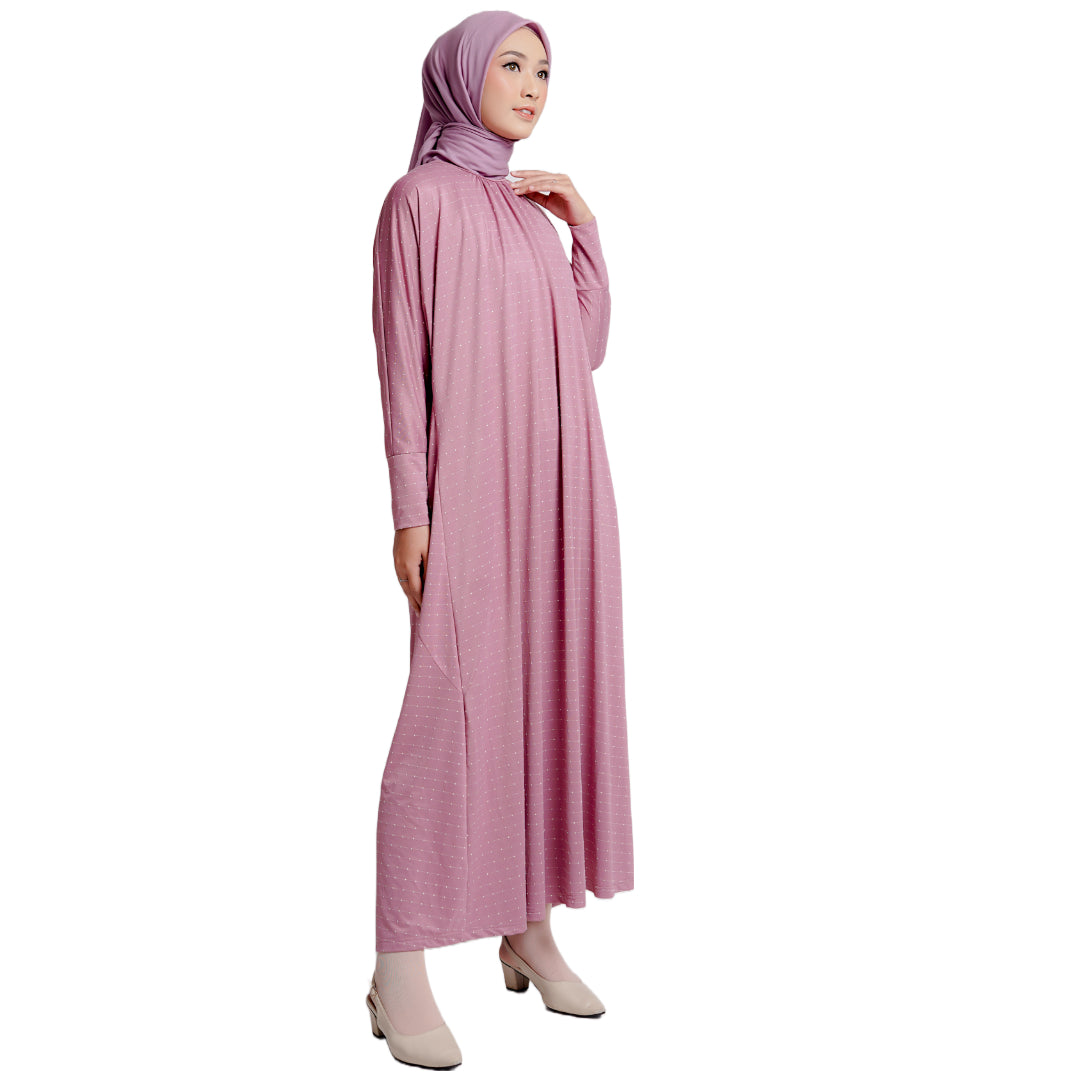 Elzatta Kaftan Polka - Dusty Purple