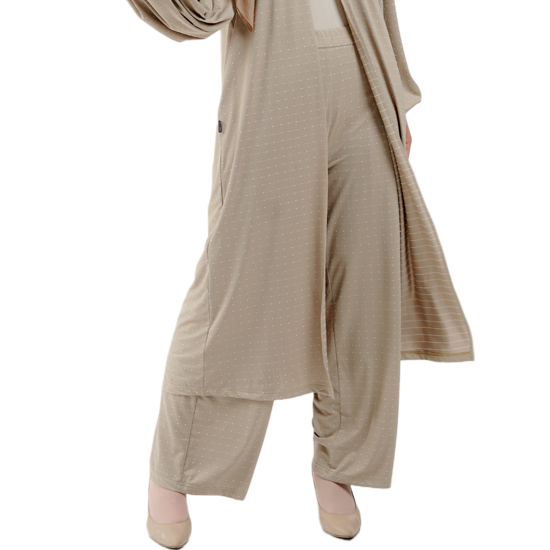 Celana Knit Polka - Sage