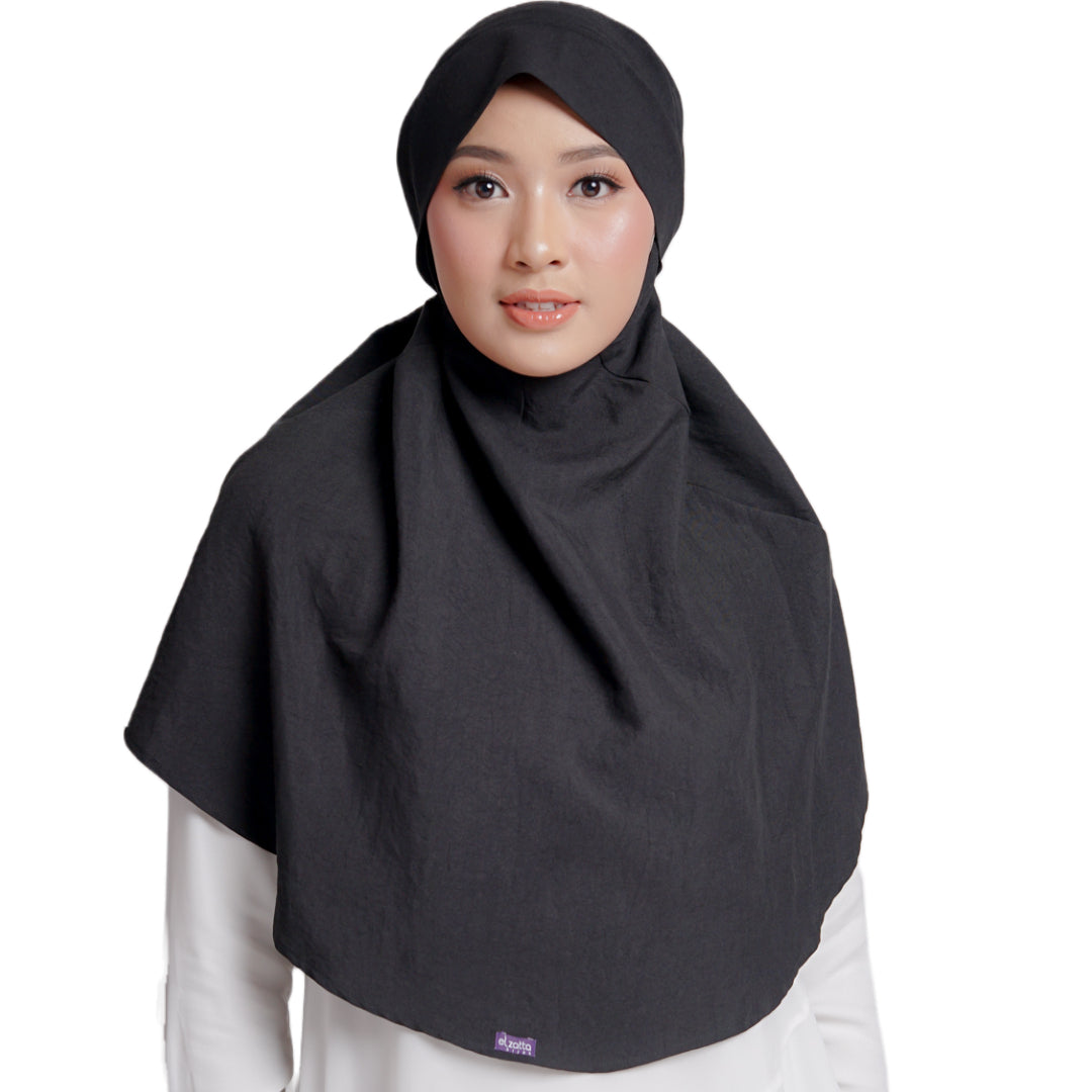 Elzatta Instant Bergo Airflow - Hitam