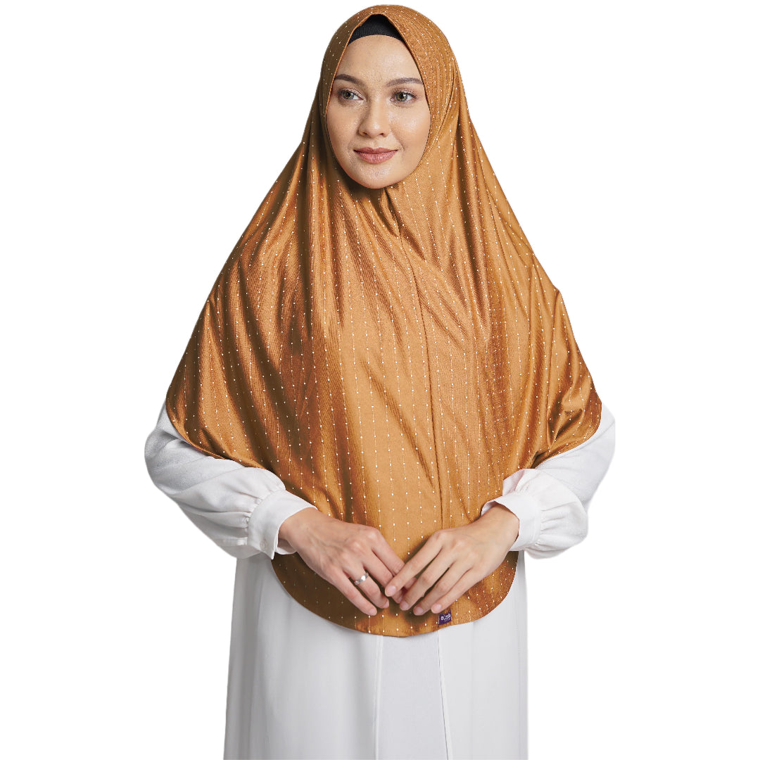 Bergo Athaya Polka - Mustard