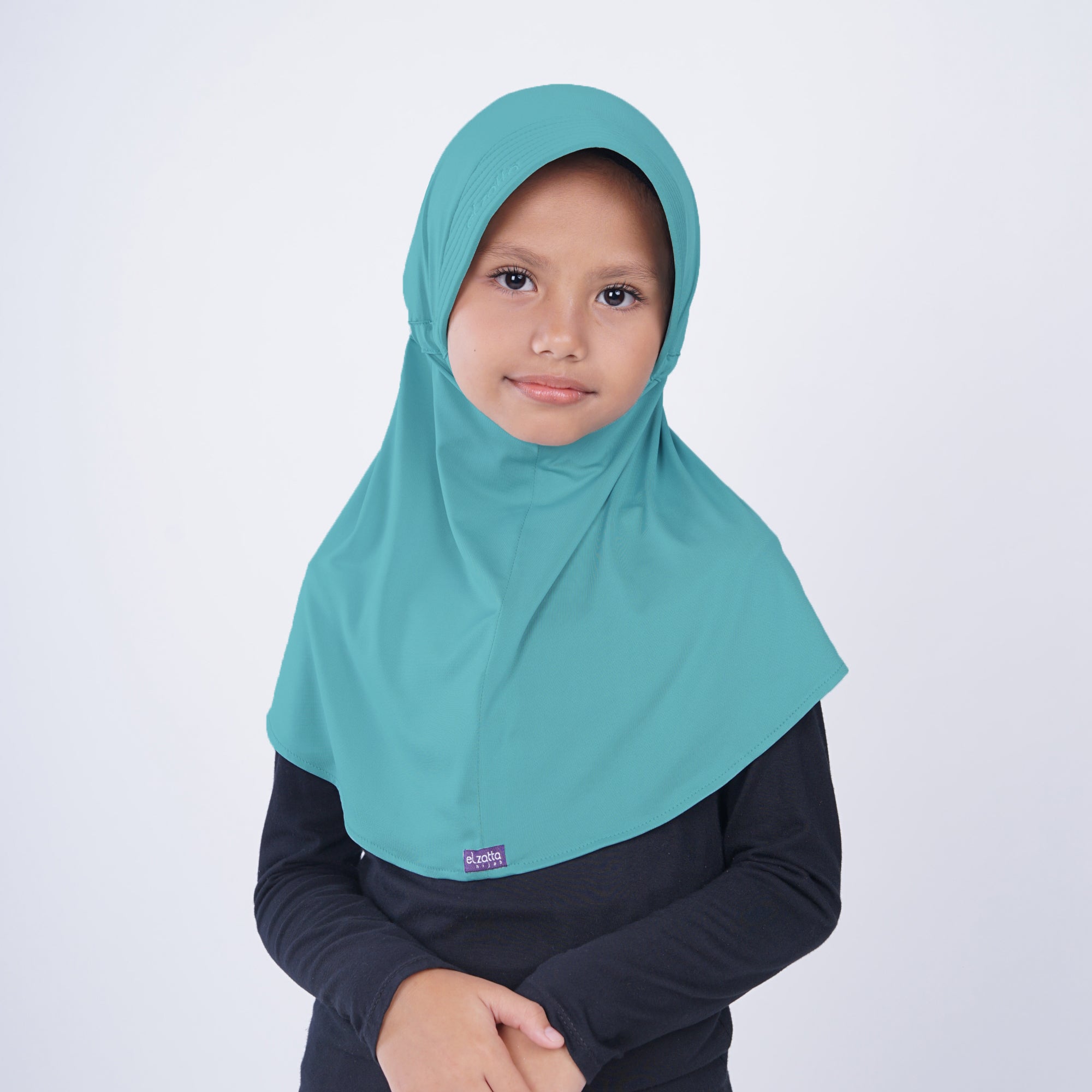 Elzatta Jilbab Anak Sahara Kids SR - Biru
