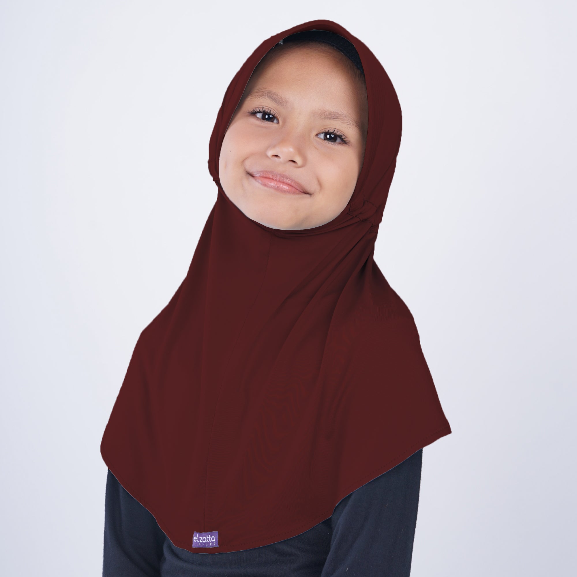 Elzatta Jilbab Anak Sahara Kids SR - Maroon