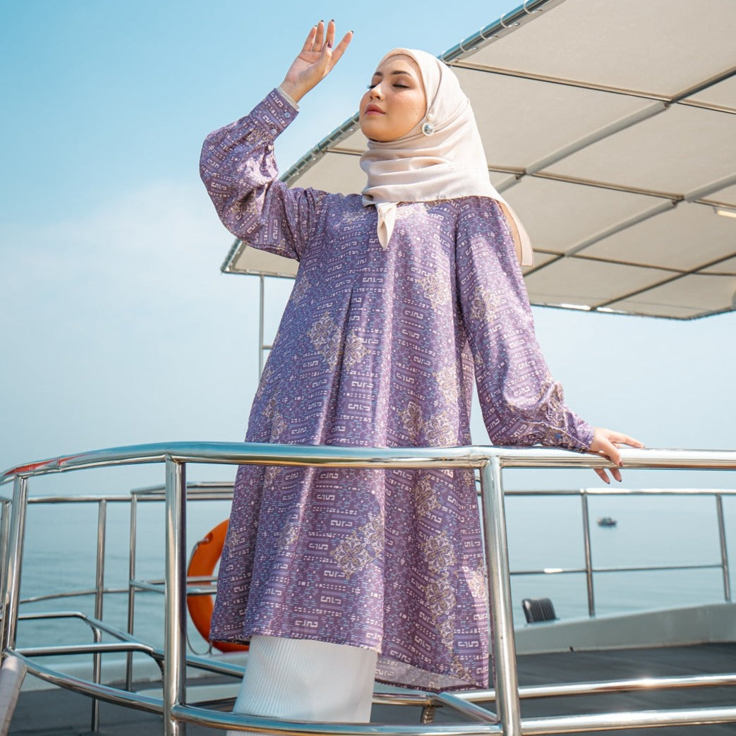 Elzatta Tunik Alwani - Dark Purple