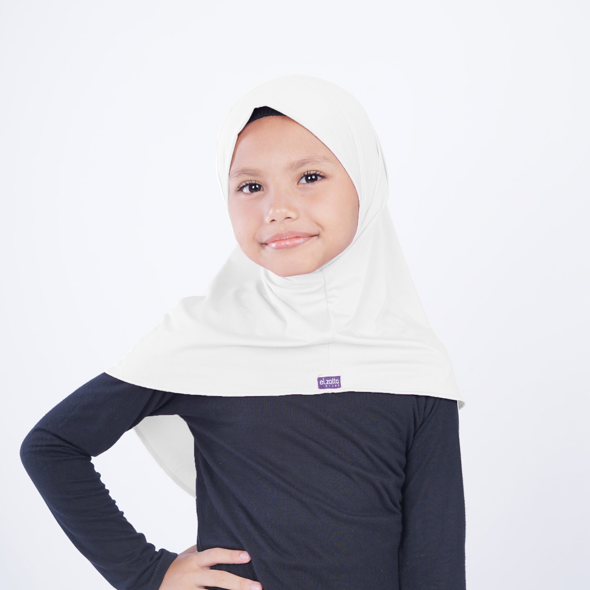 Elzatta Jilbab Anak Zaria S Kids Prita - Putih