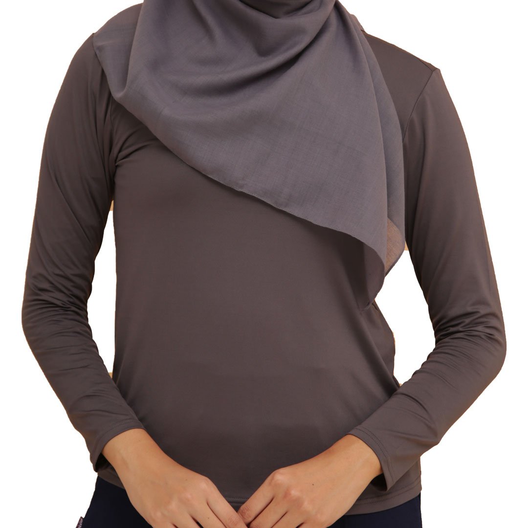 elzatta Tunik Tunaya Yasmin 810 Dark Grey
