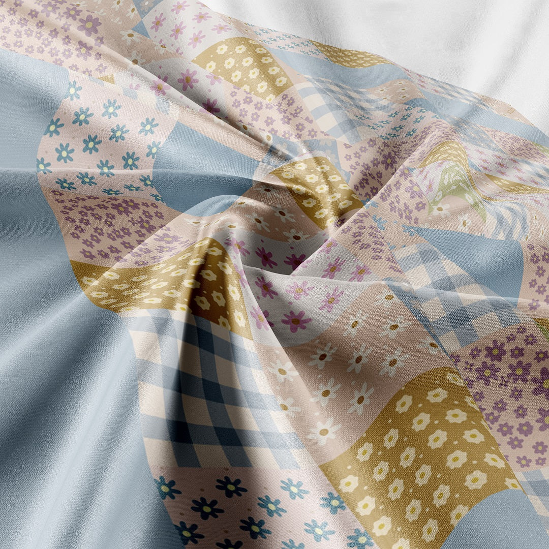 Elzatta Pashmina Sunflower - Sky