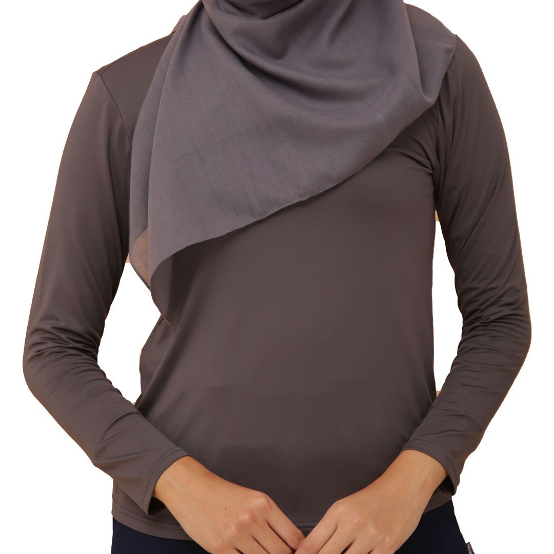 elzatta Tunik Tunaya Yasmin 810 Dark Grey