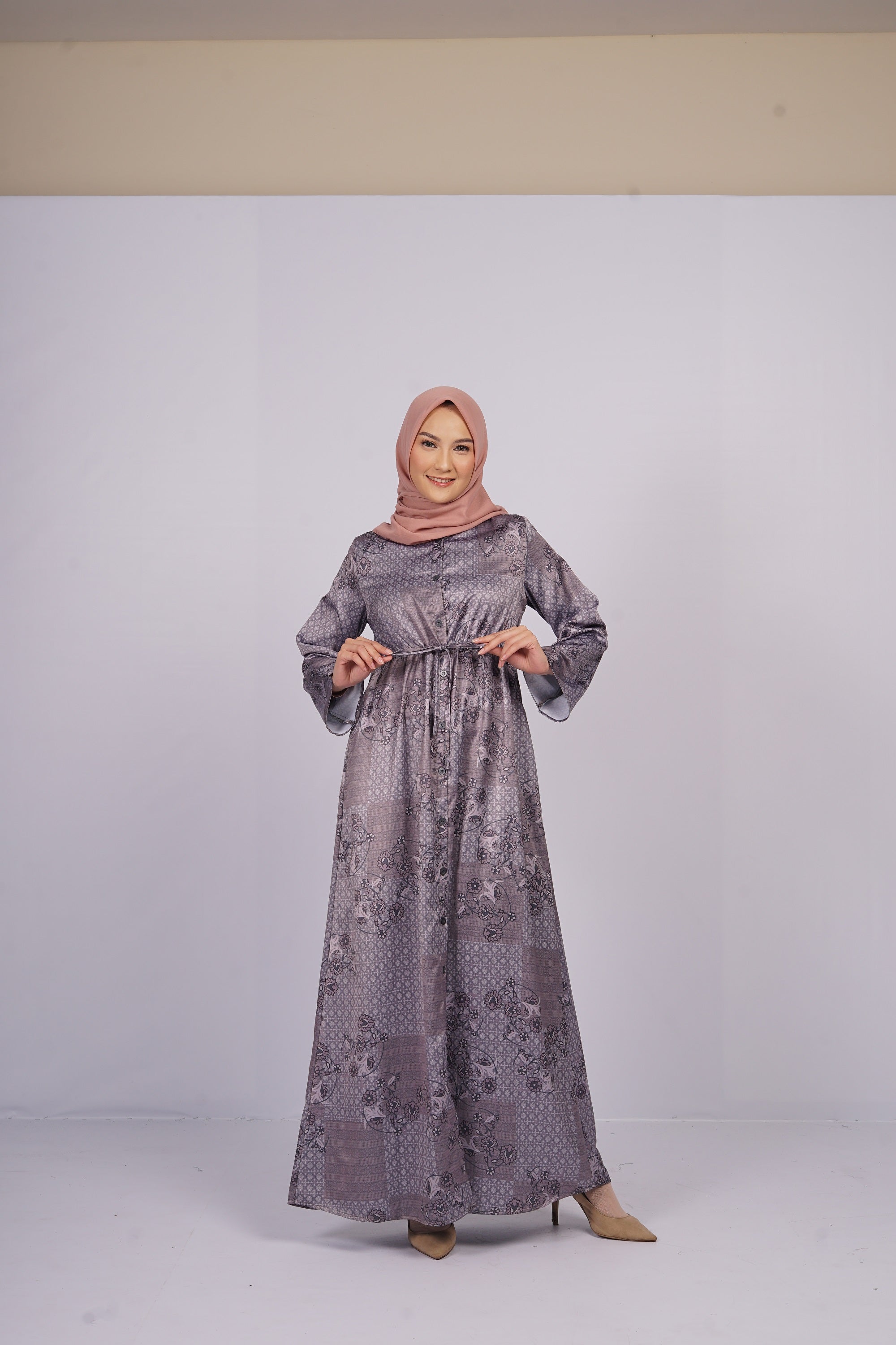 Elzatta Sarimbit Gamis Mailera Leora