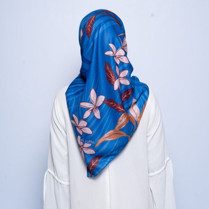 Elzatta Jilbab Scarf Kaila Celina - Biru