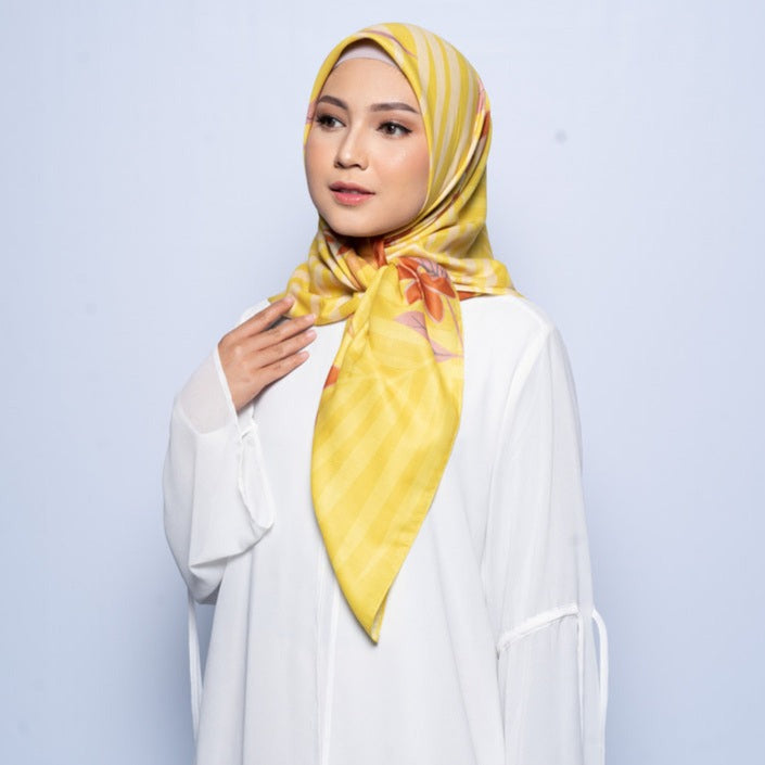 Elzatta Jilbab Scarf Kaila Celina - Kuning