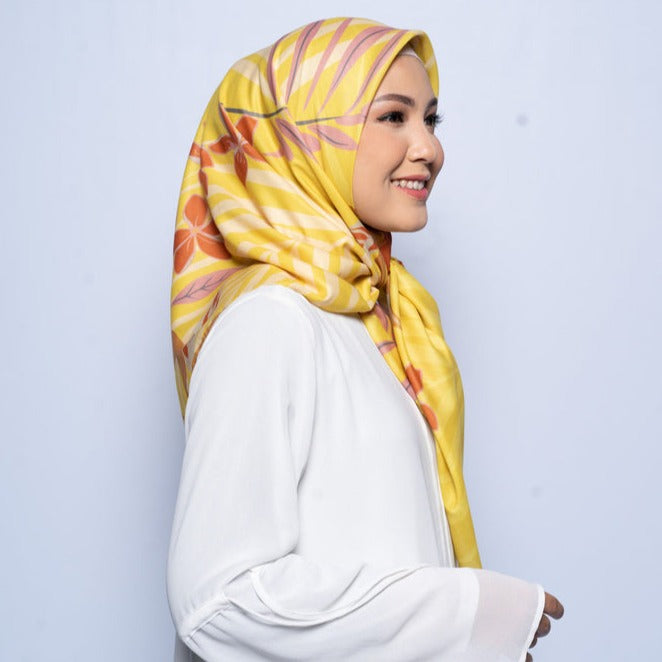 Elzatta Jilbab Scarf Kaila Celina - Kuning