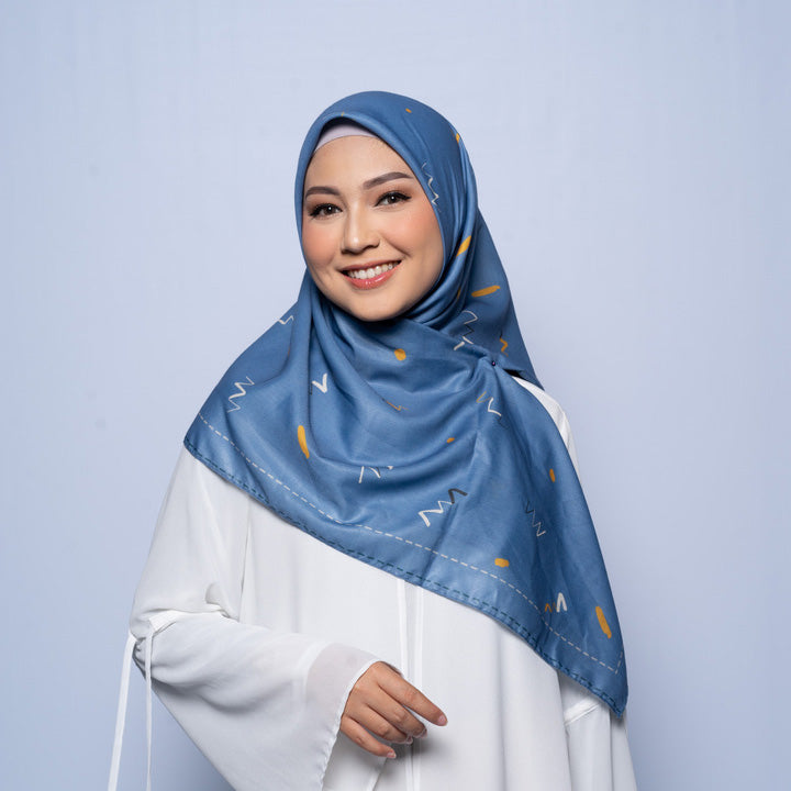 Elzatta Scarf Kaila Rania - Biru