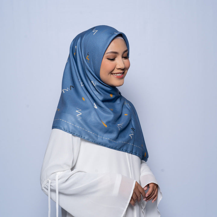 Elzatta Scarf Kaila Rania - Biru