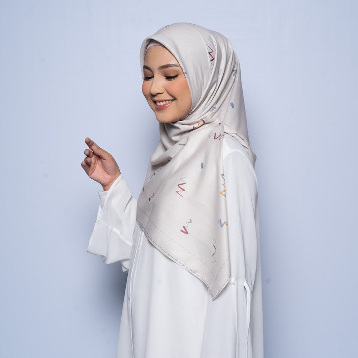 Elzatta Scarf Kaila Rania - Cream