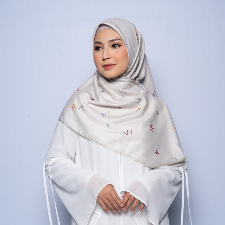 Elzatta Scarf Kaila Rania - Cream