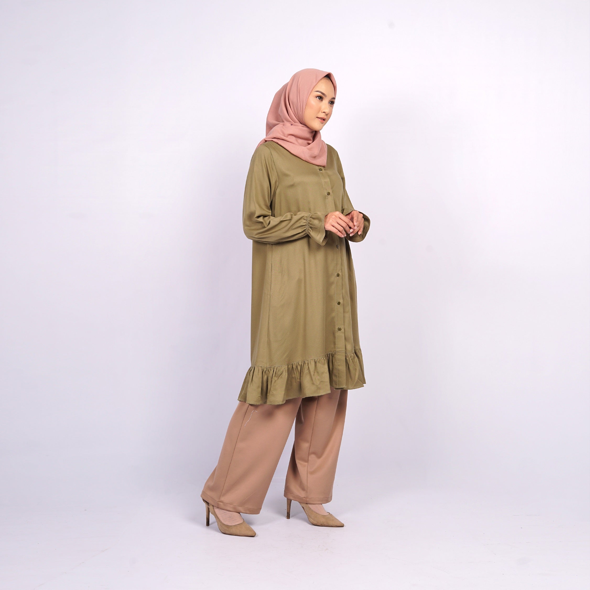 Elzatta Tunik Ryla - Hijau