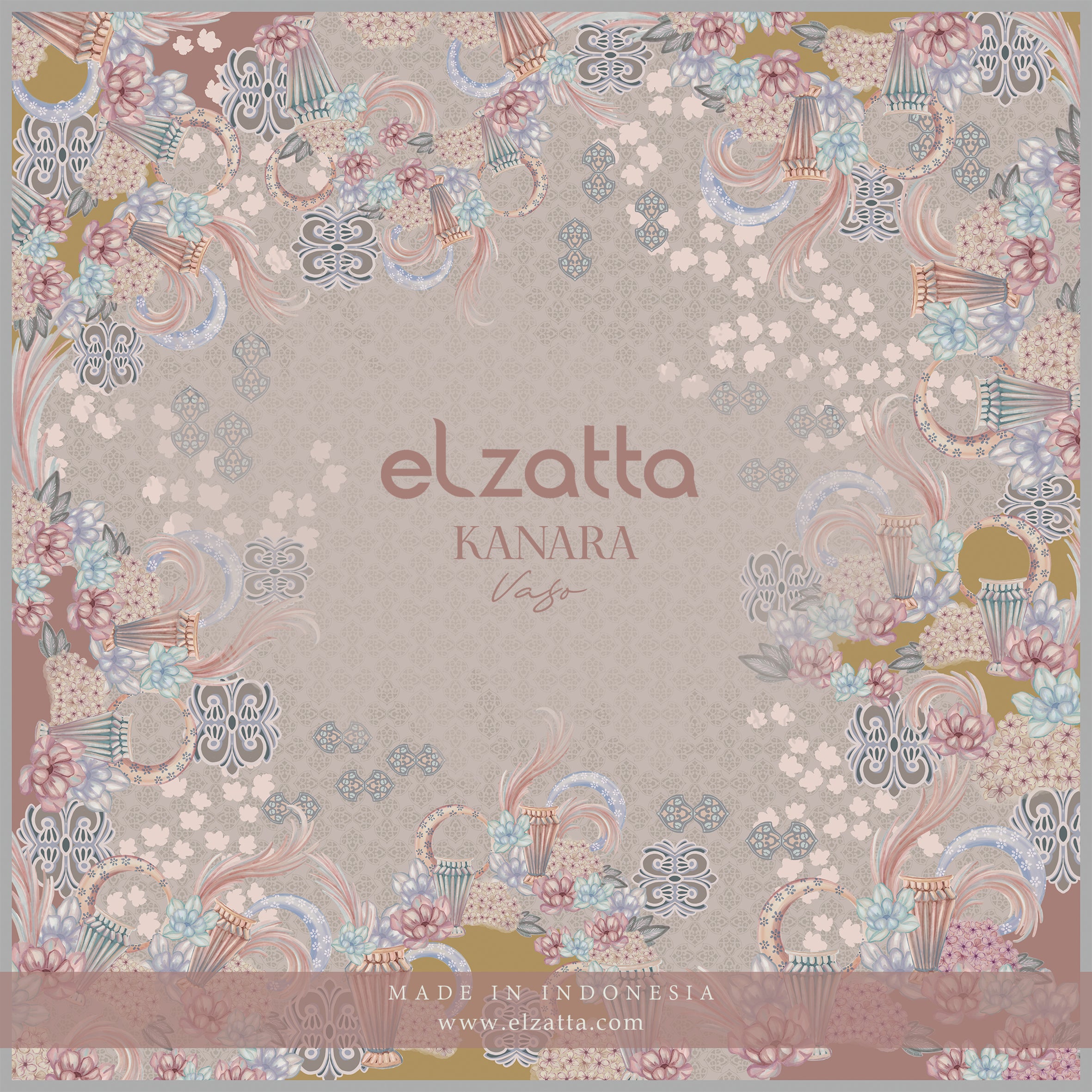 Elzatta Kanara Vaso - Silver Grey