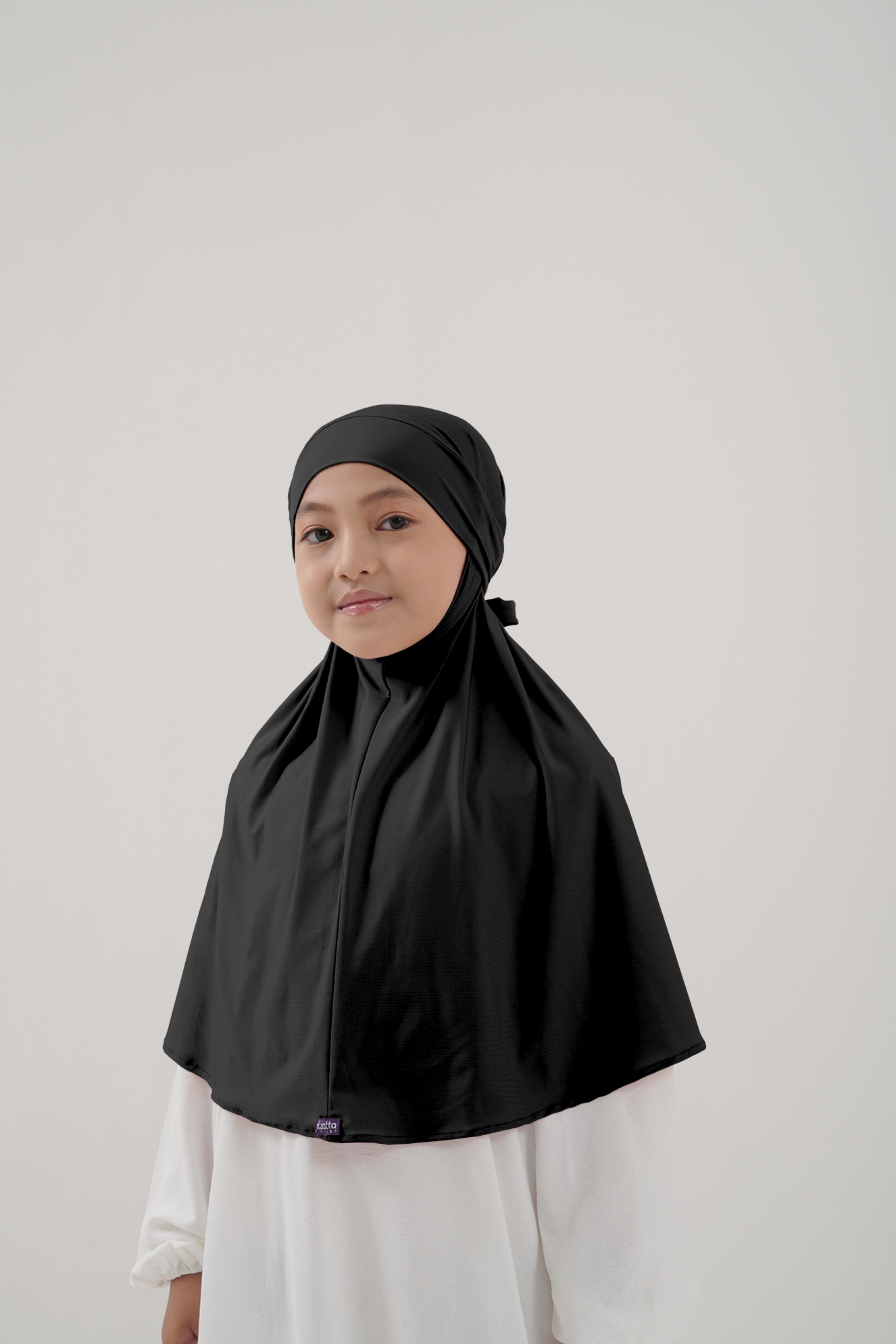 Elzatta Instan Khimar Kids Hitam
