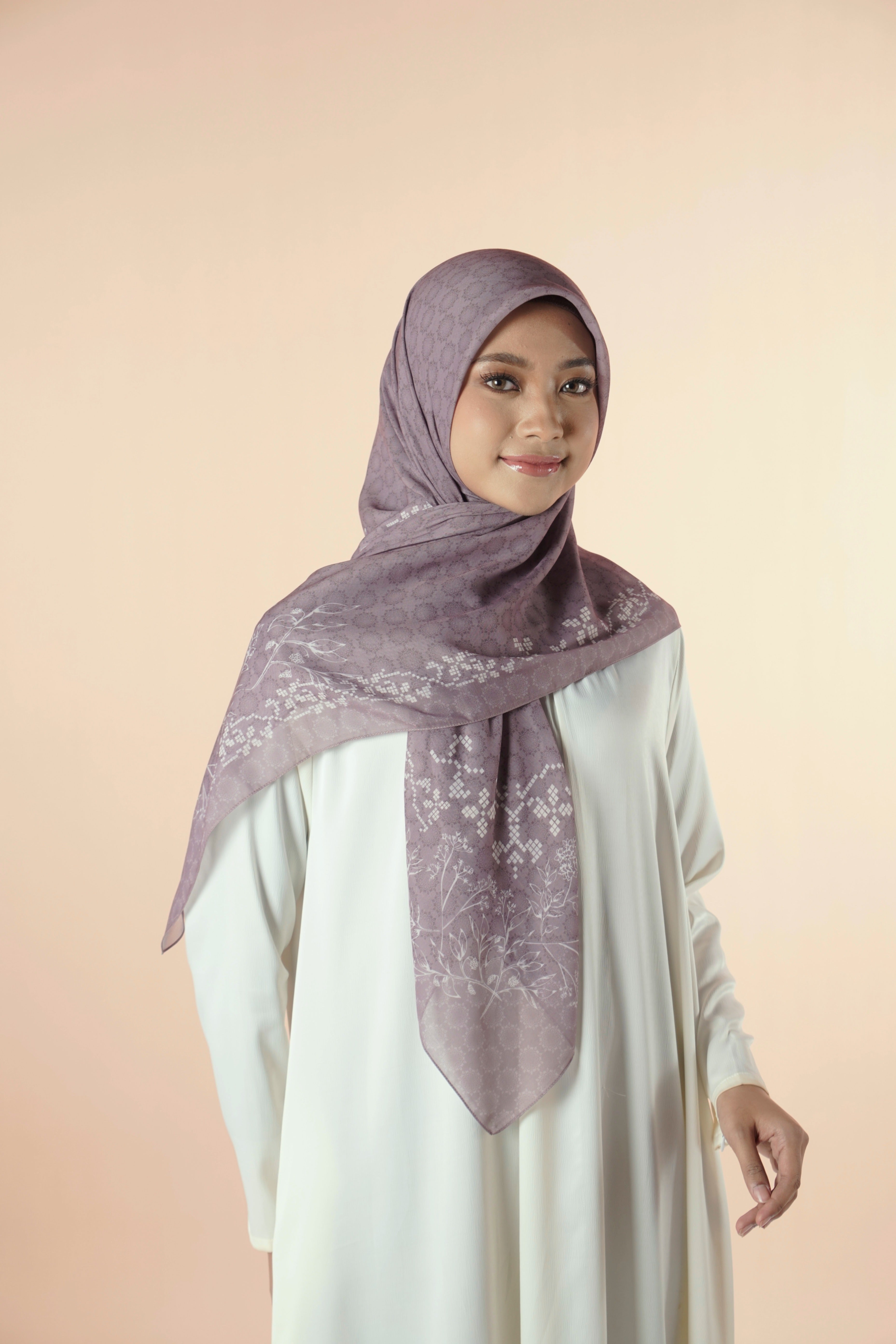 Elzatta Kaila Periwinkle Mosaic Cocoa Brown