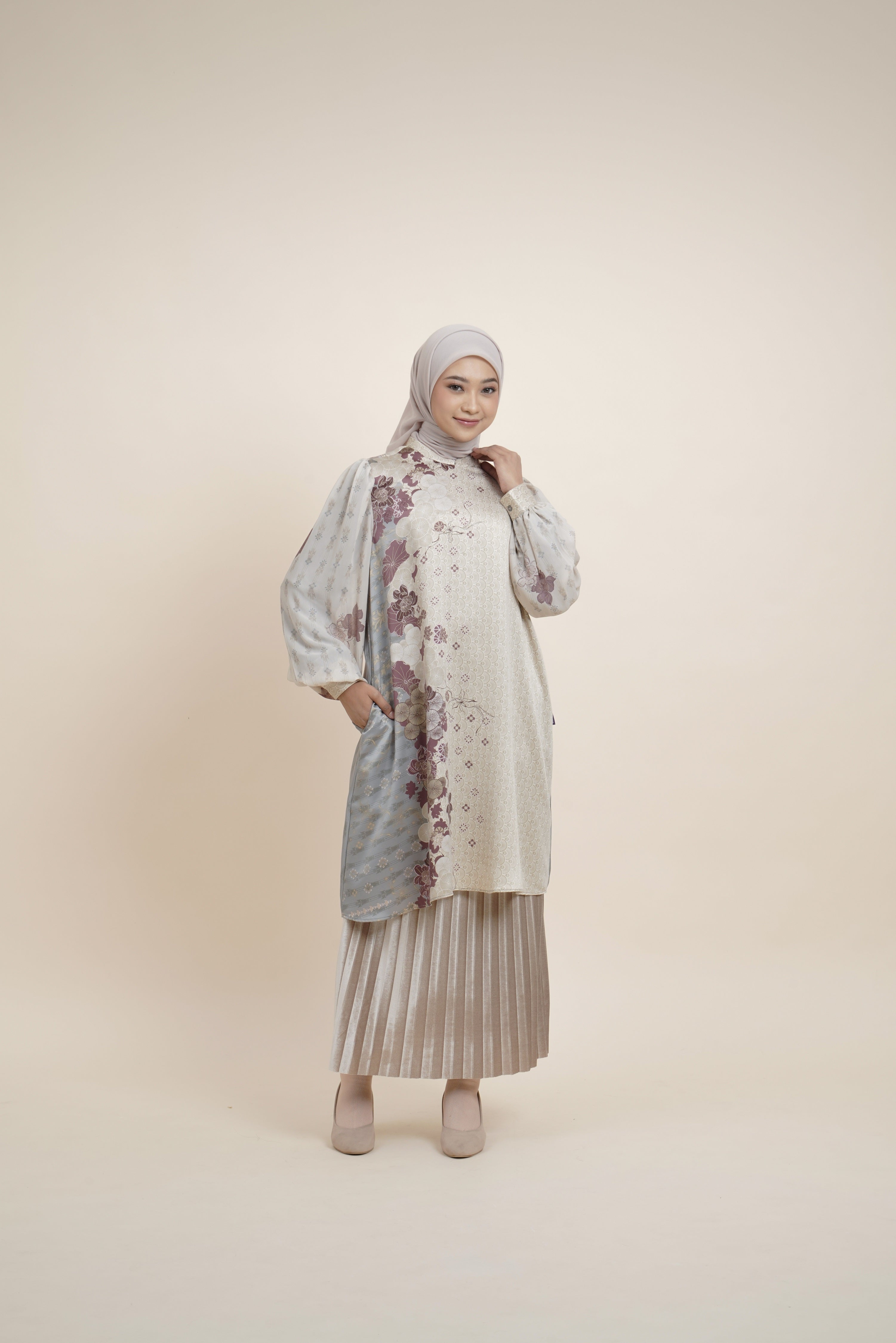 Long Tunik Lengan Balon Maryam