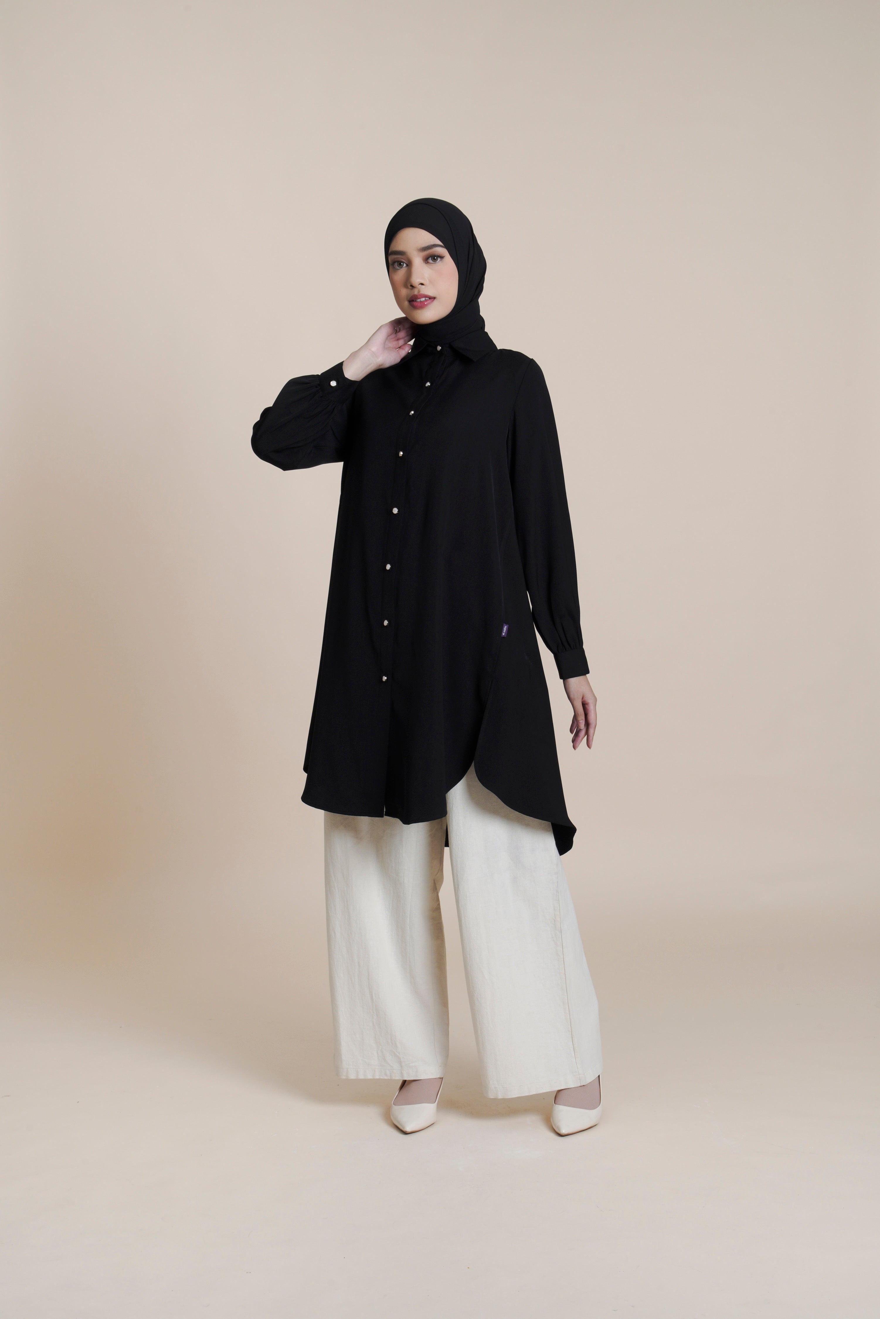 Long Tunik Kancing