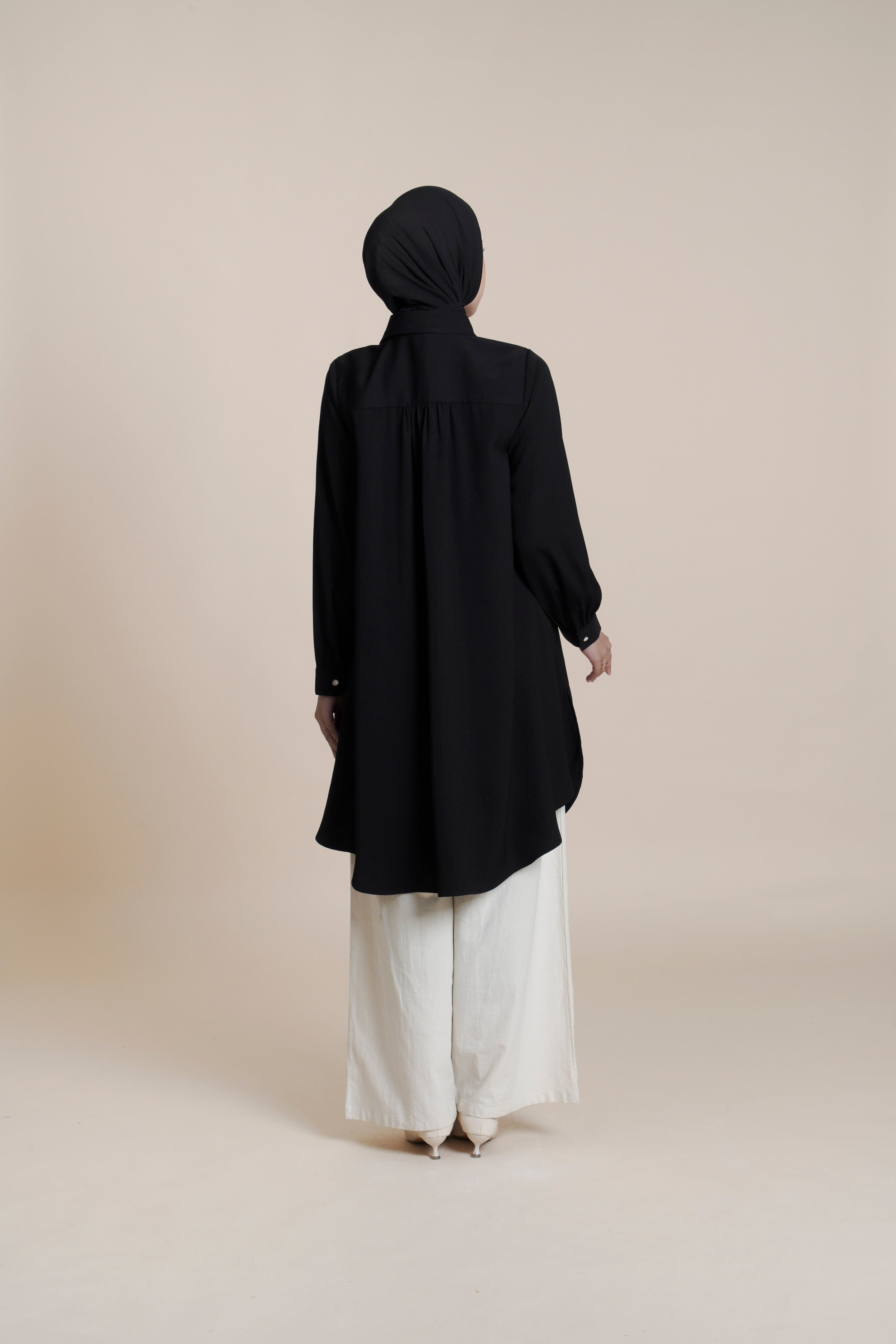 Long Tunik Kancing