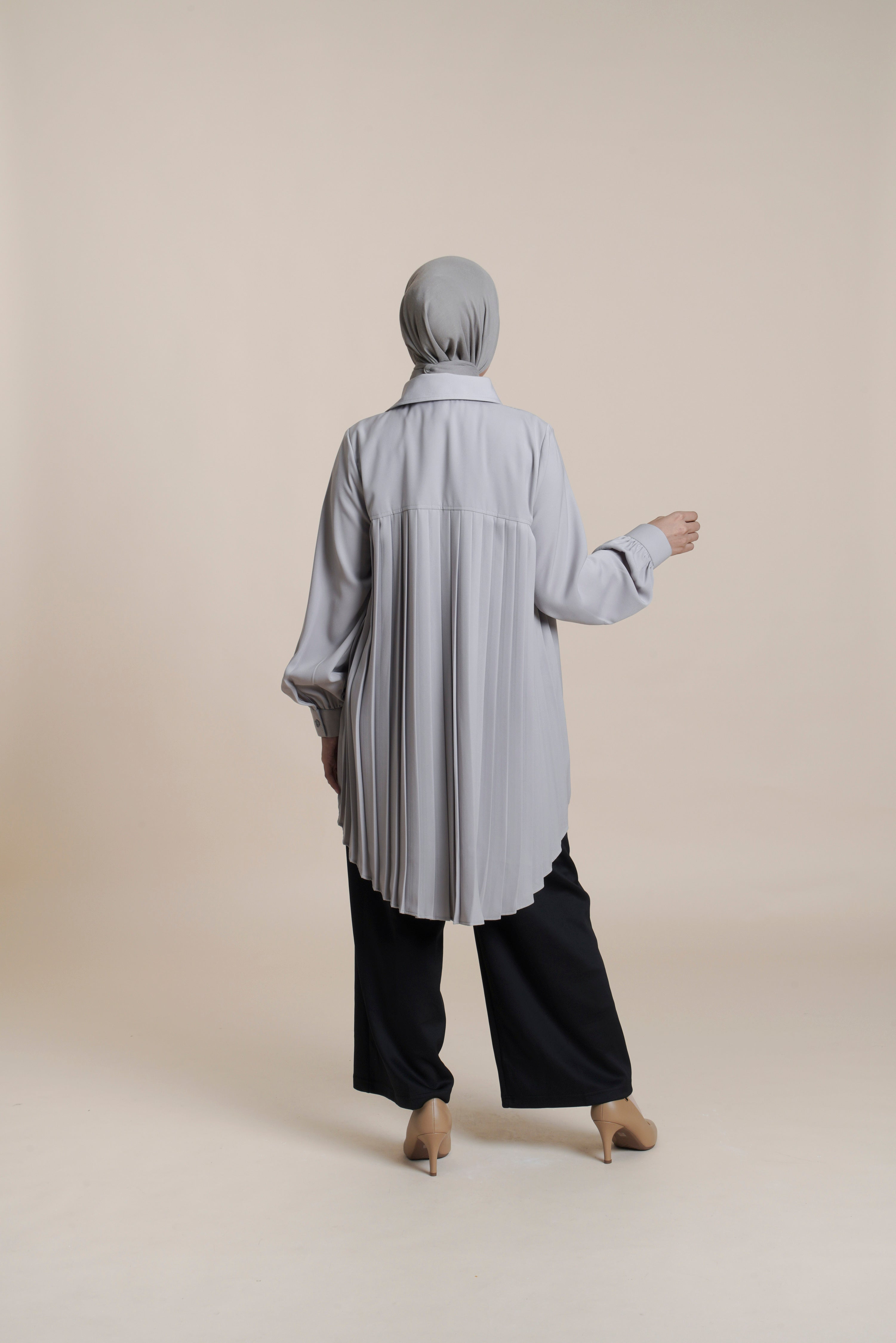 Tunik Kancing Pleats