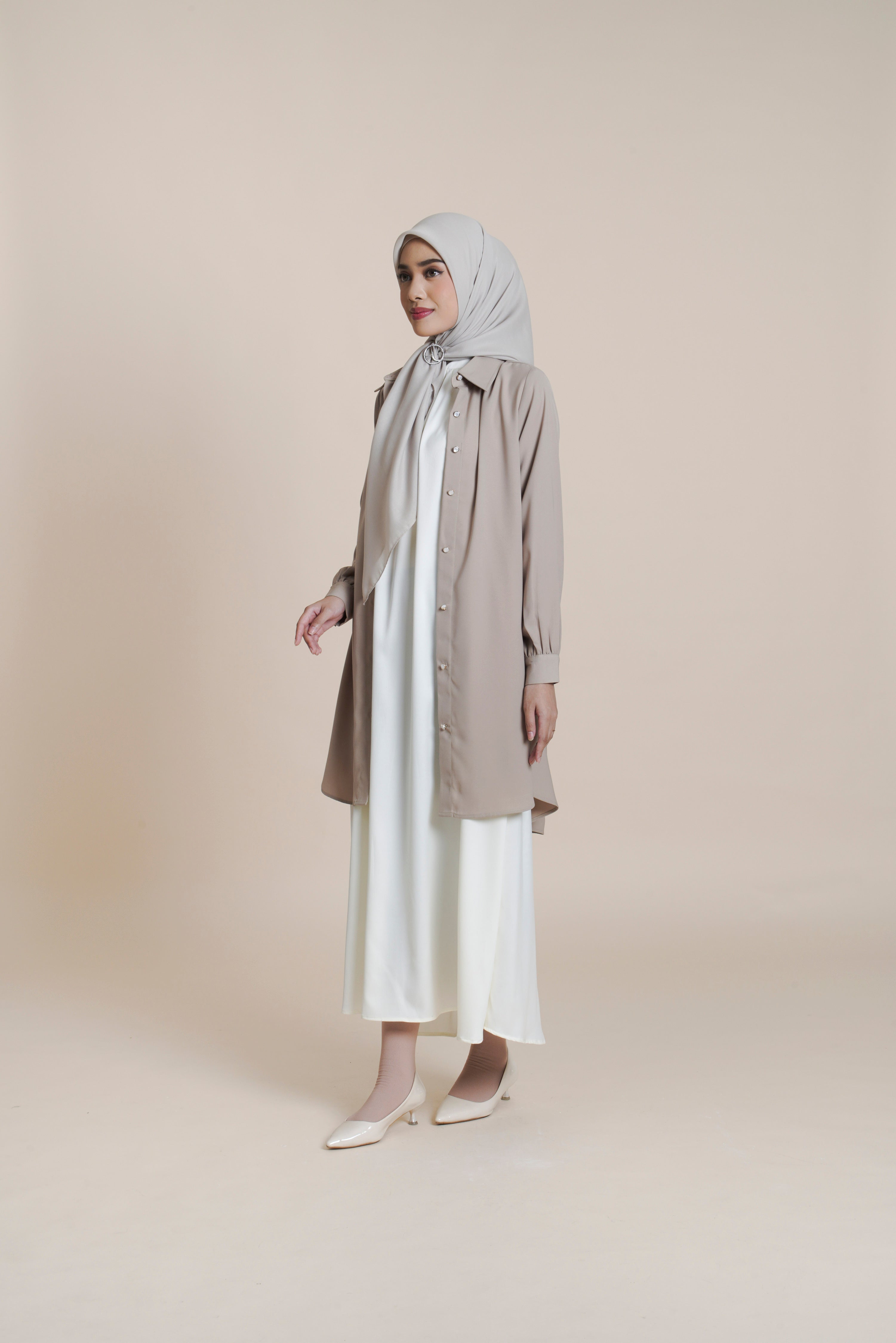 Long Tunik Kancing