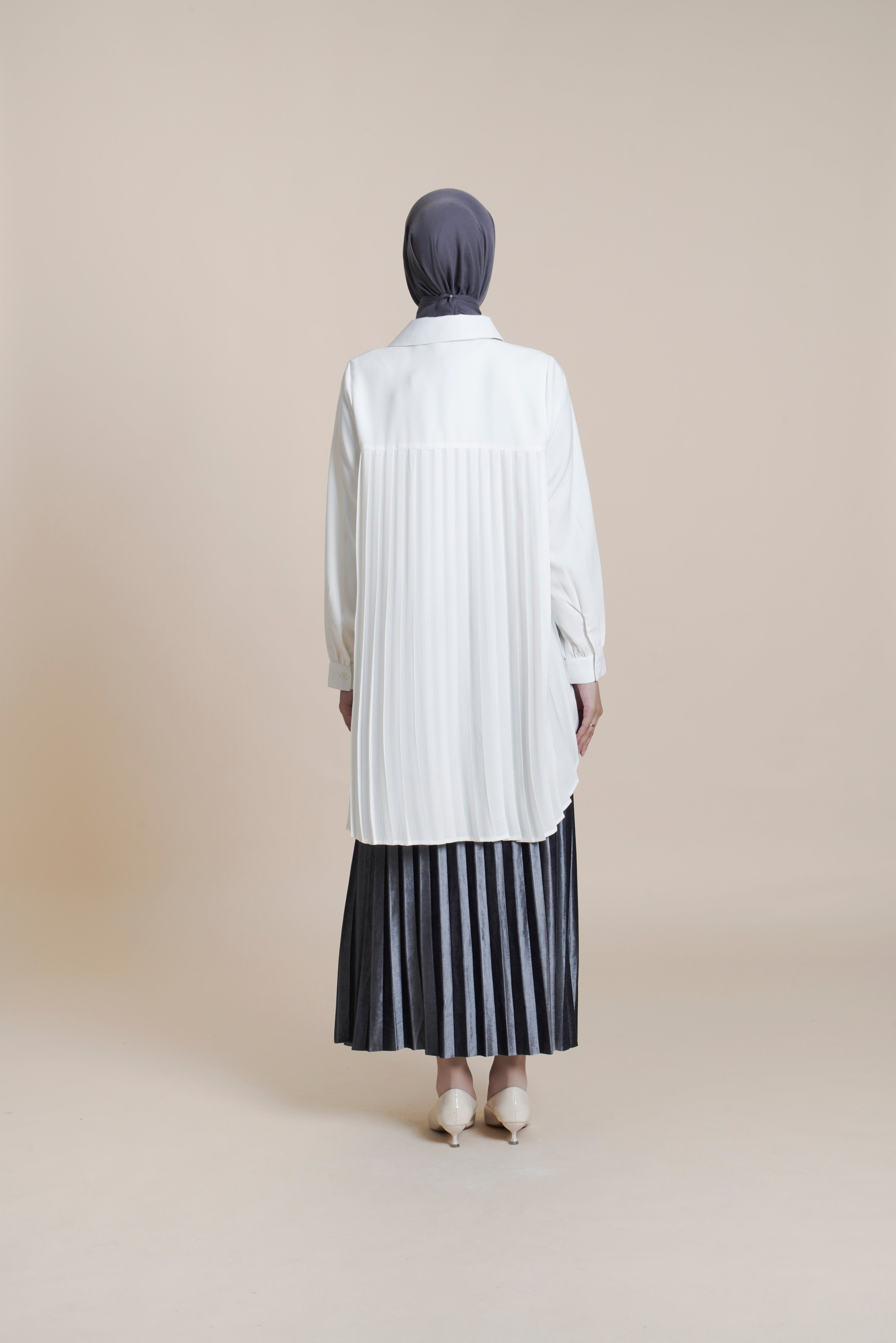 Tunik Kancing Pleats