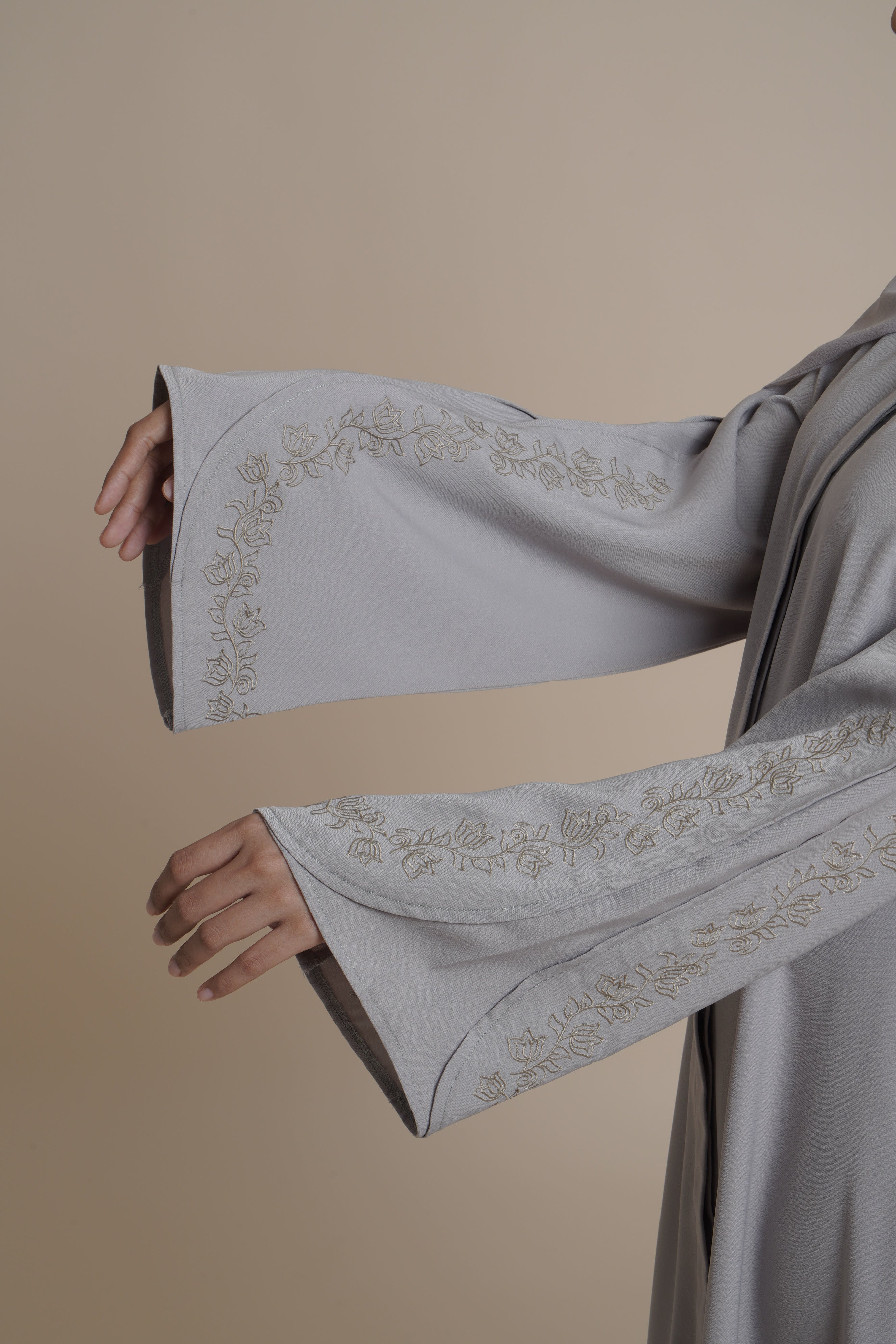 Gamis Plaket Bordir Hajar