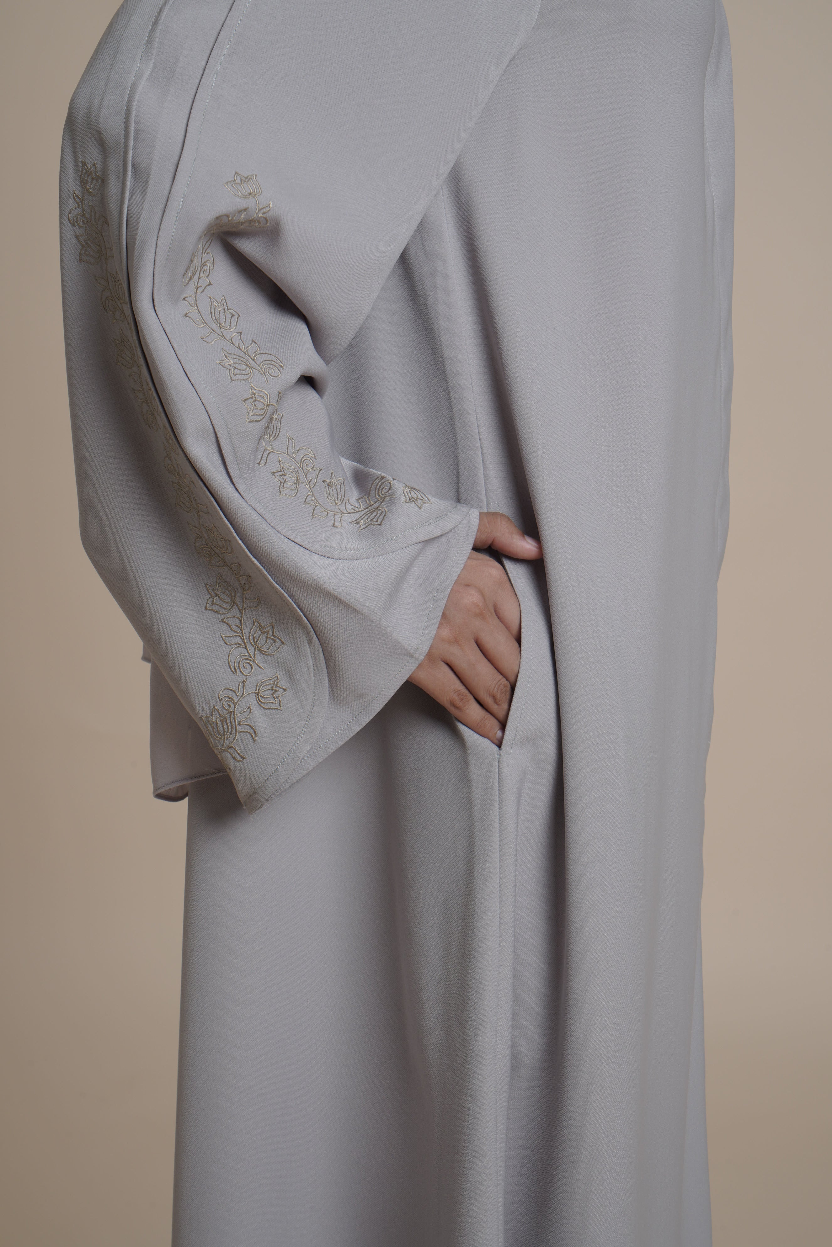 Gamis Plaket Bordir Hajar