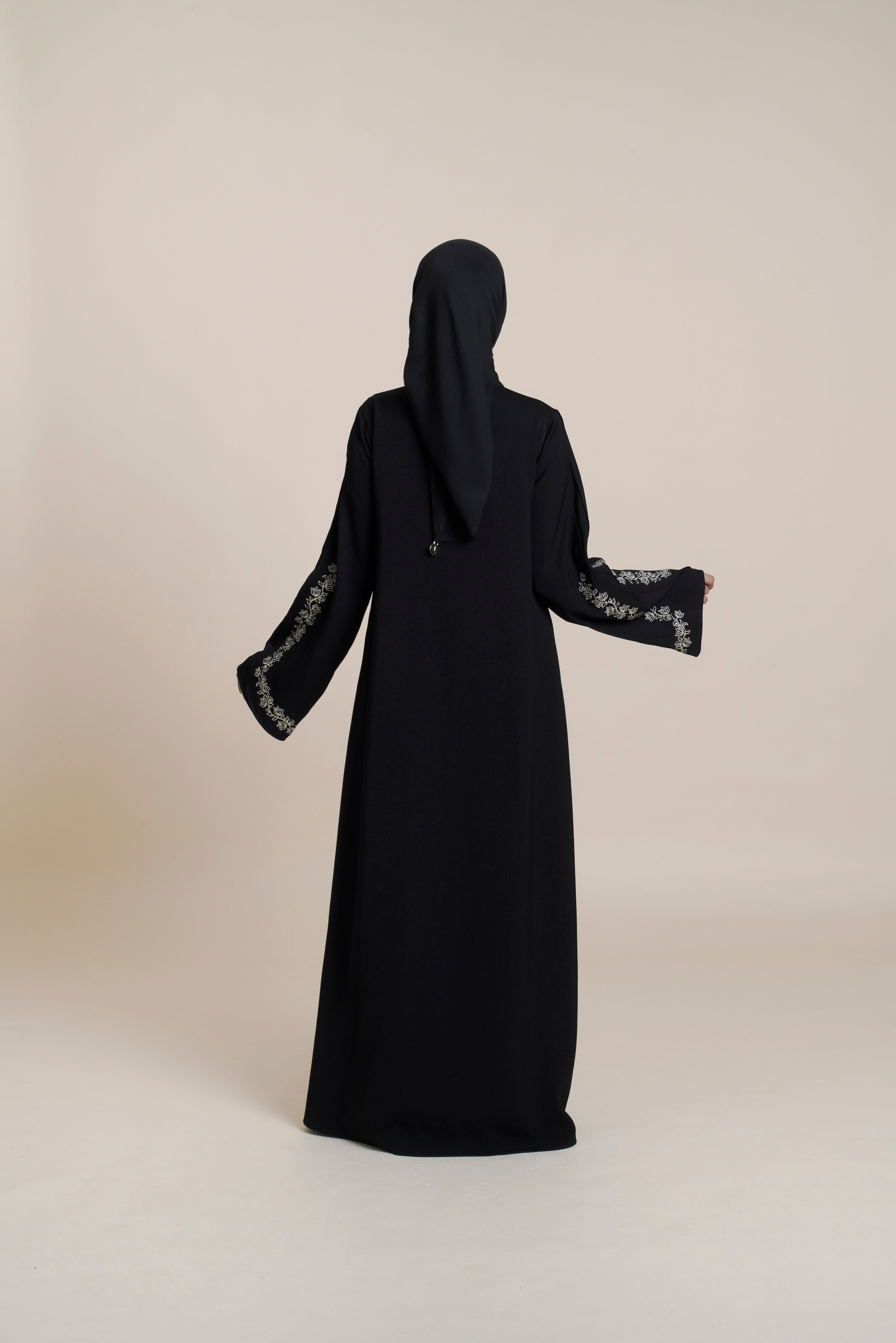 Gamis Plaket Bordir Hajar